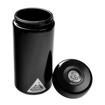 Stash Jar 1 liter with digital sensor celsius smell proof jar miron uv glass