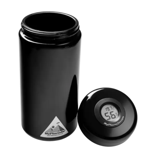 Stash Jar 1 liter with digital sensor celsius smell proof jar miron uv glass